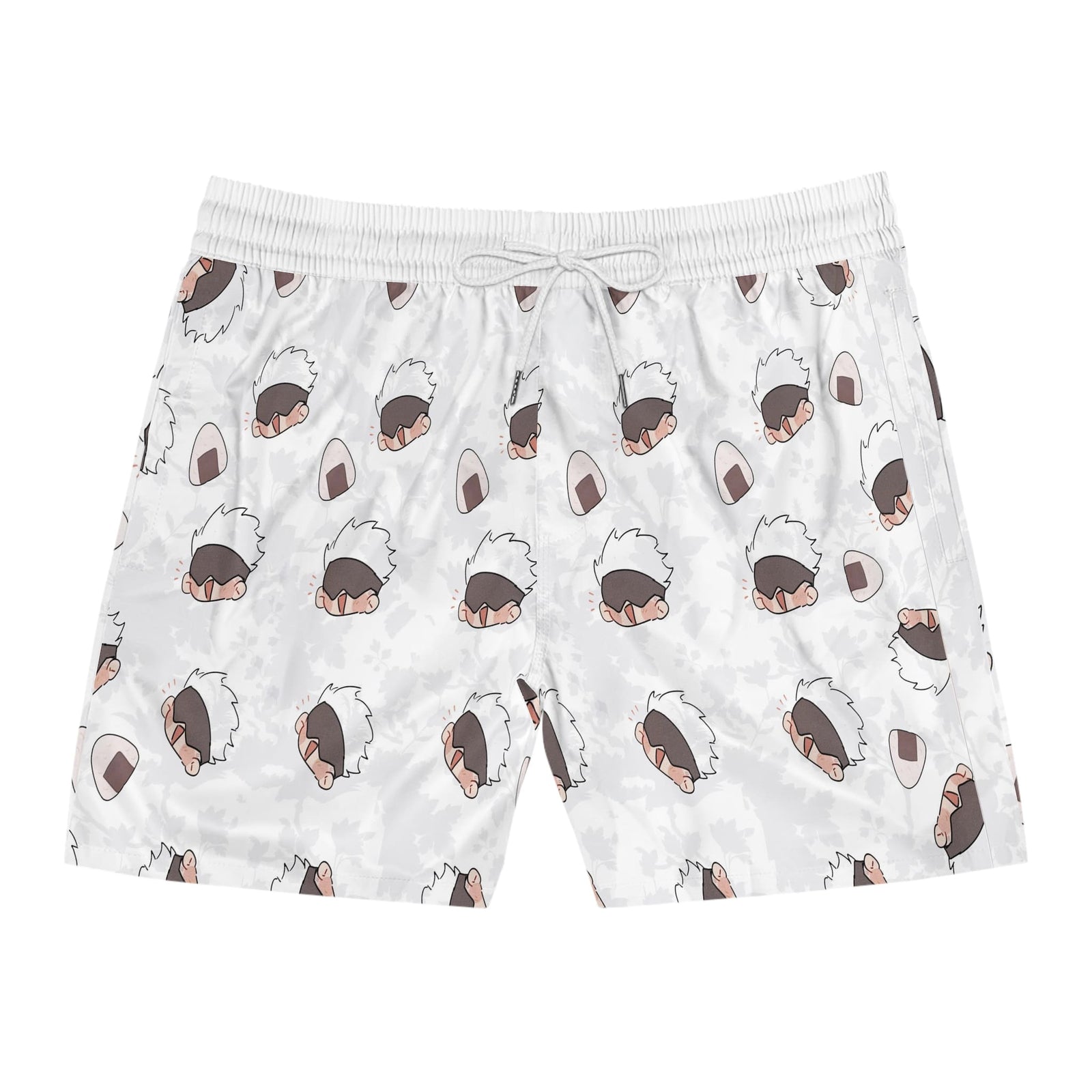 Gojo Chibi Faces All Over Brushed JJK Shorts