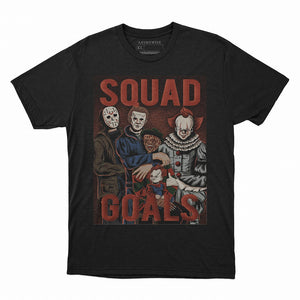Scary Movies Squad Goals Chucky Clown T-Shirt