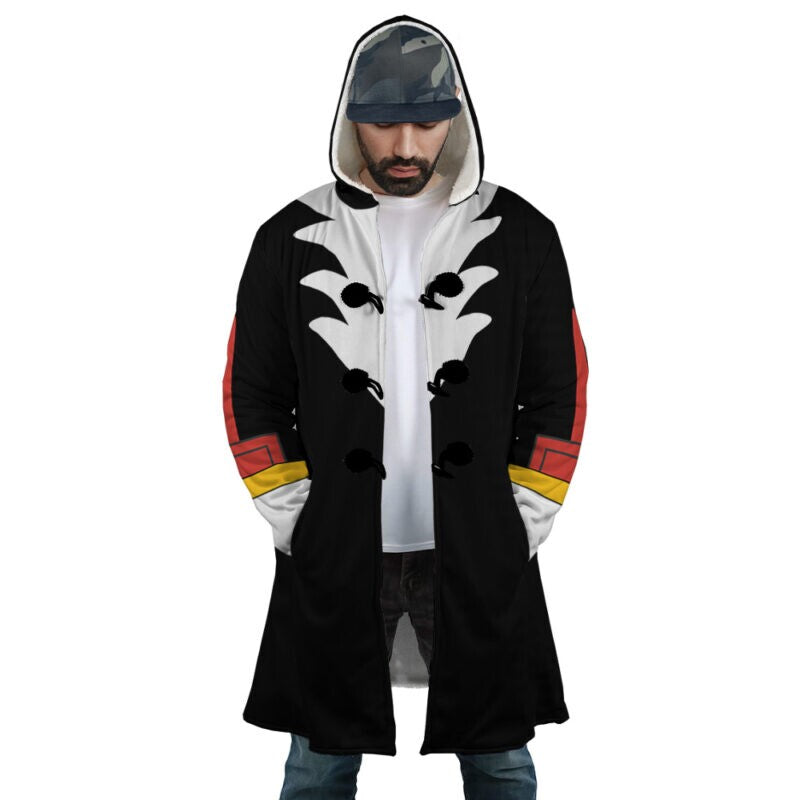 Shadow Sonic Hooded Cloak Coat