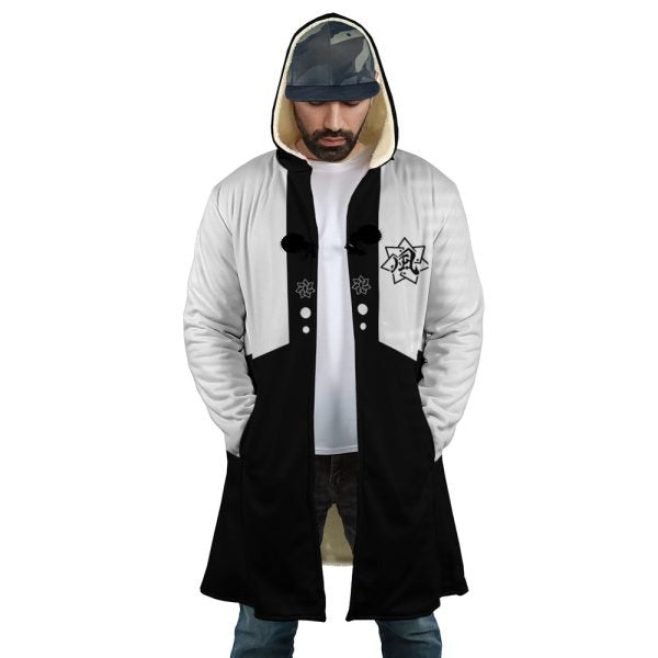 DS wind Pillar Hooded Cloak Coat