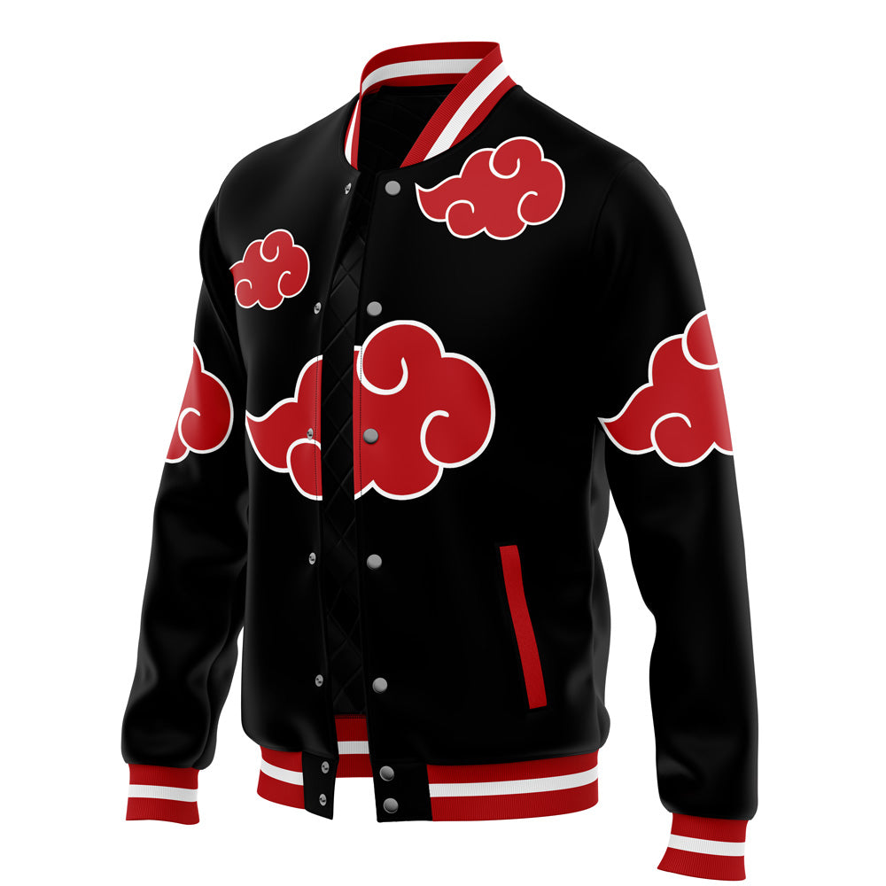 Shinobi Clouds Cosplay Pattern Baseball Varsity Jacket