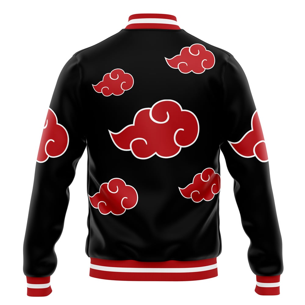 Shinobi Clouds Cosplay Pattern Baseball Varsity Jacket