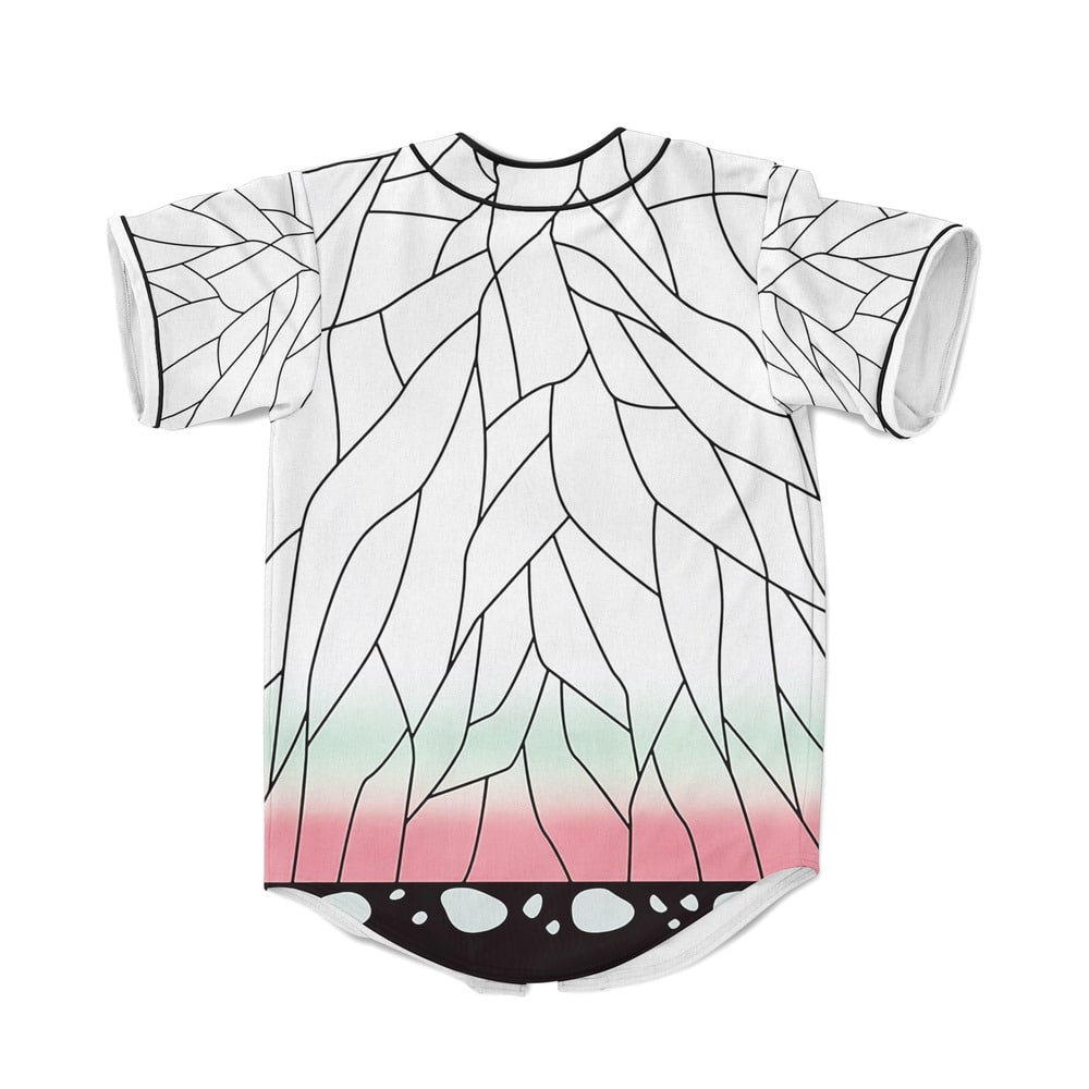 Insect Pillar Pattern Baseball Jersey