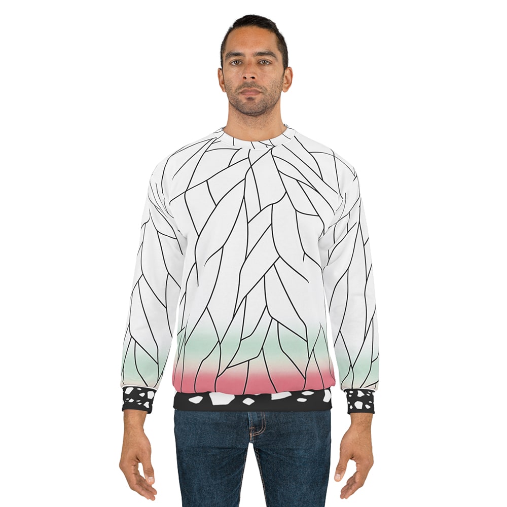 Insect Pillar Butterfly Pattern Sweatshirt