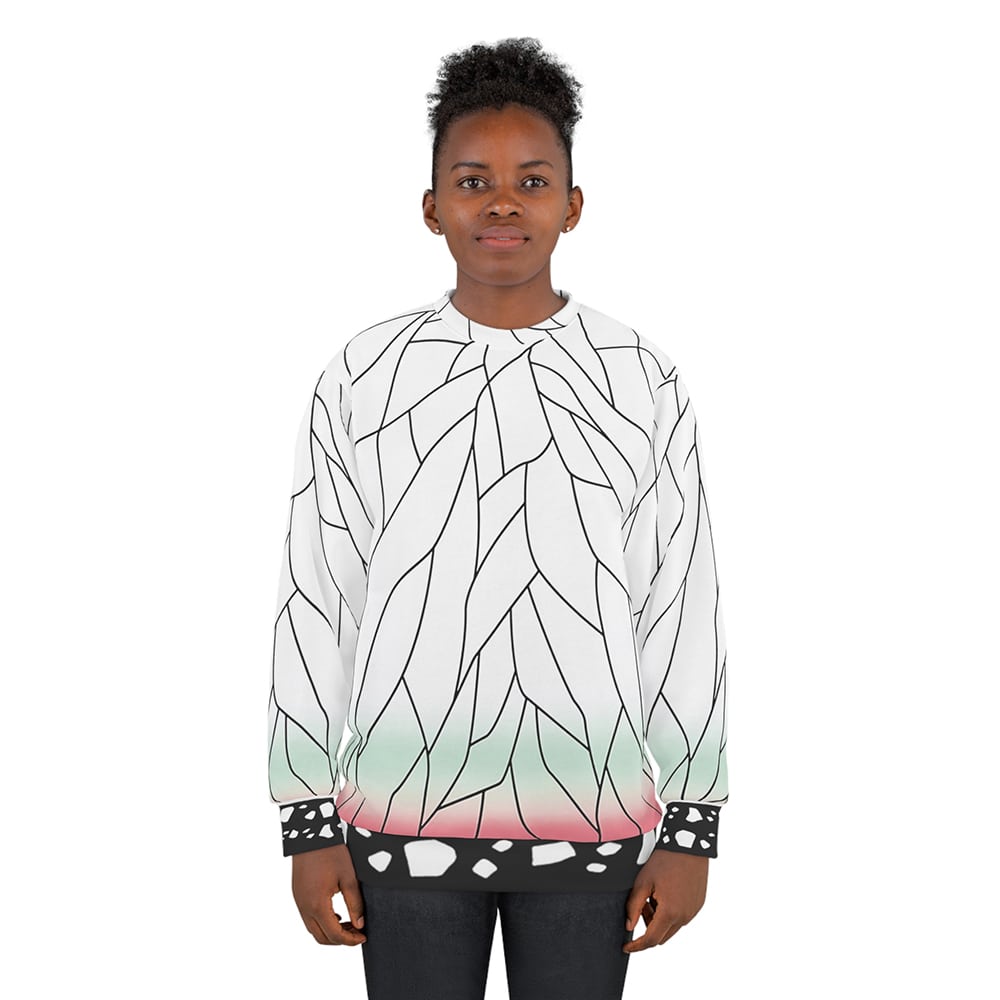 Insect Pillar Butterfly Pattern Sweatshirt