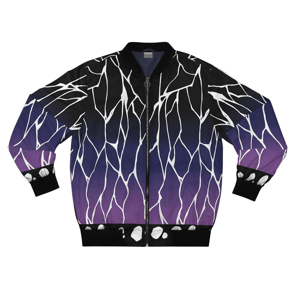 Insect Pillar Dark Demon Slaying Corp Bomber Jacket