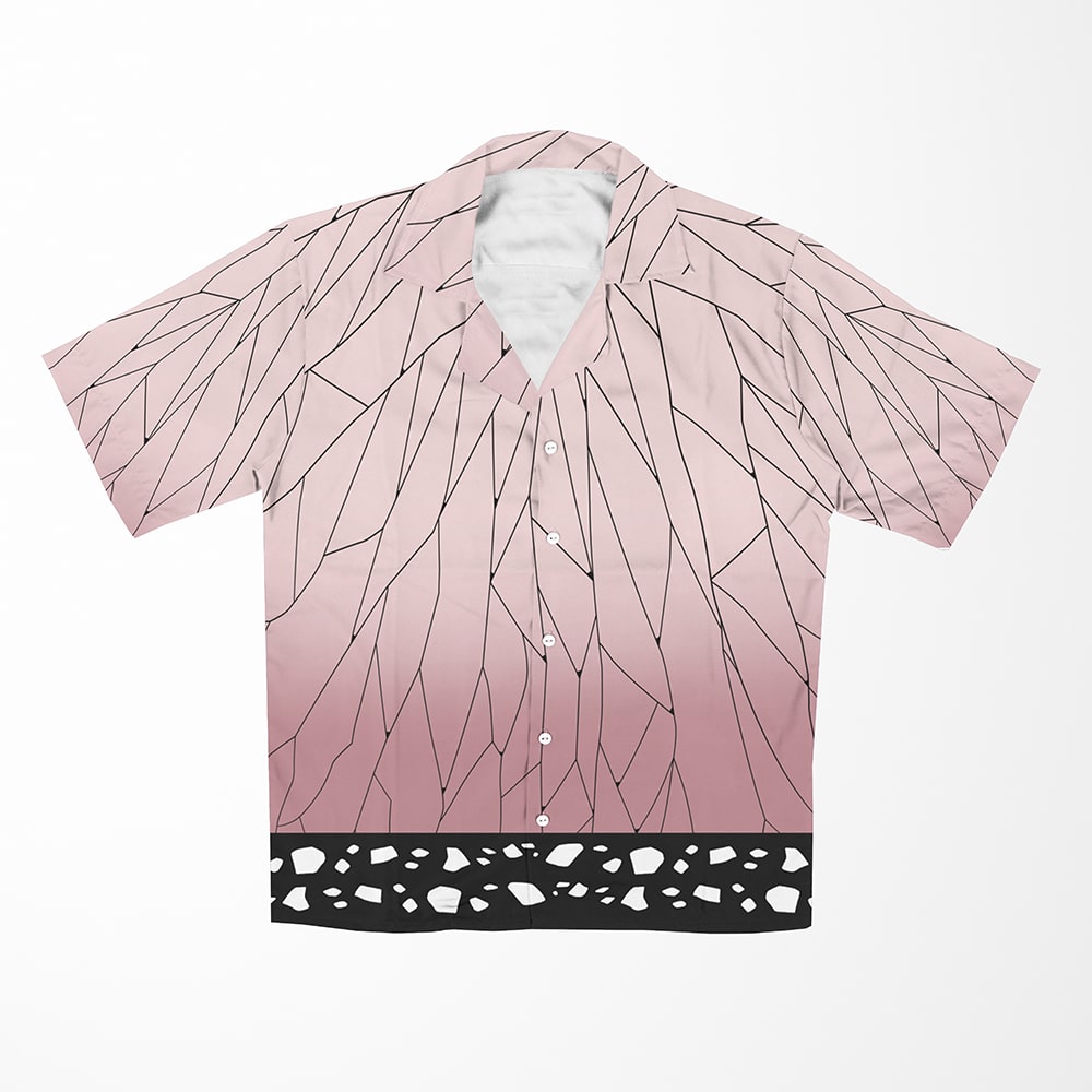Insect Pillar Classic Pink DS Hawaiian Shirt