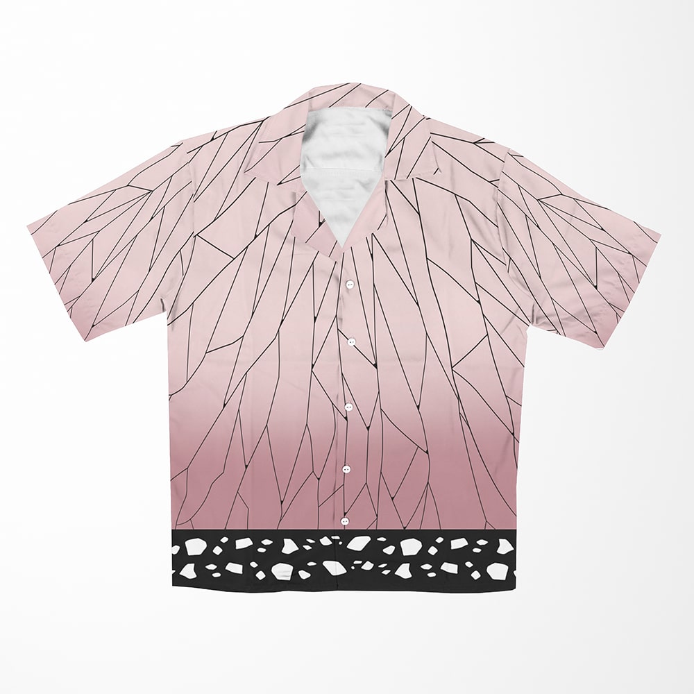 Insect Pillar Classic Pink Hawaiian Shirt