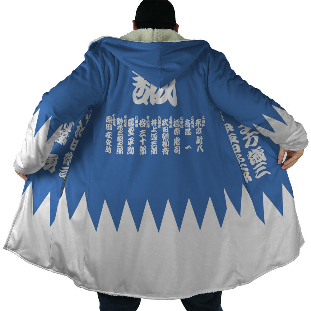 Shinsengumi Samurai Hooded Cloak Coat