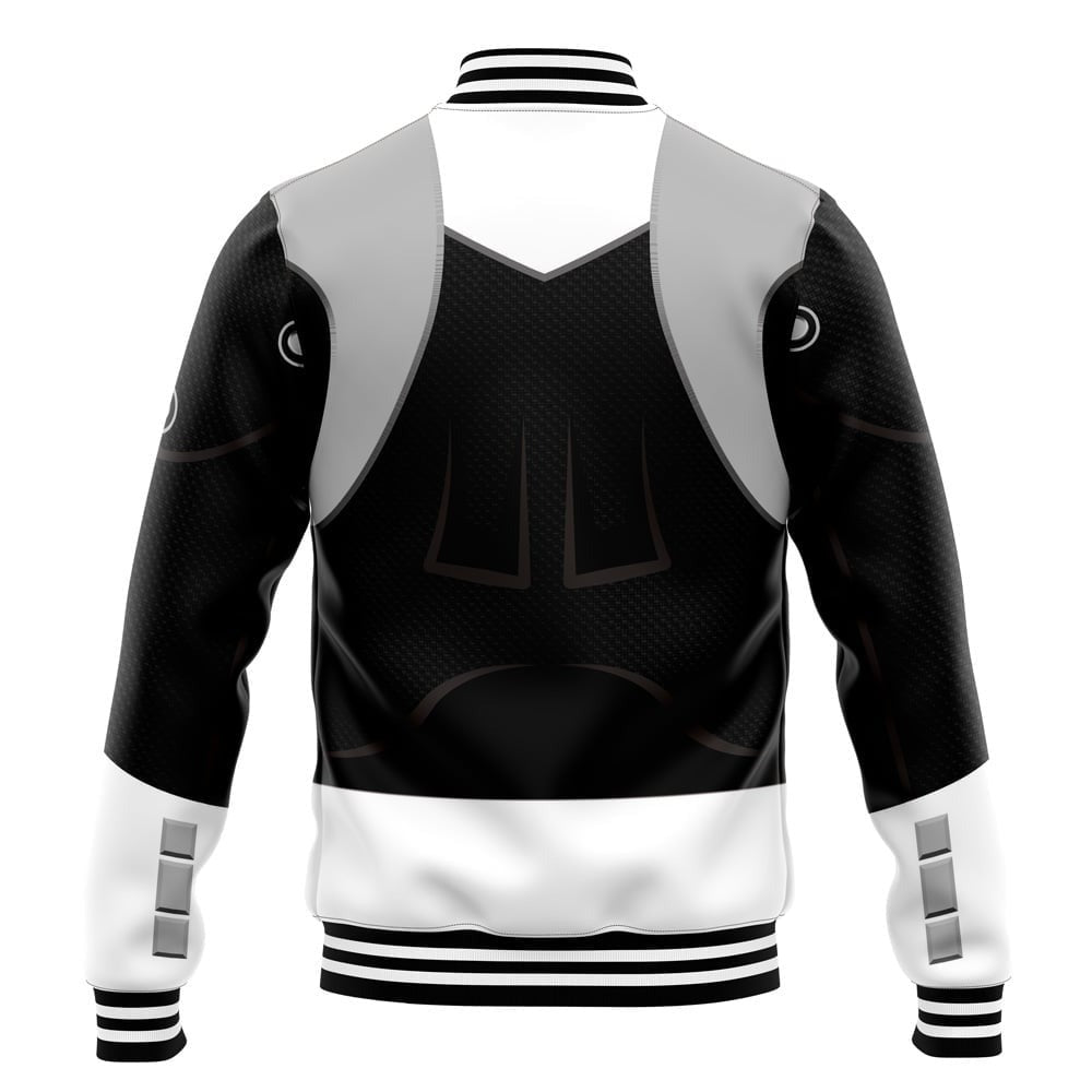 Silver Psycho Rangers Varsity Jacket