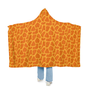 Giraffe Pattern Safari Snuggle Blanket