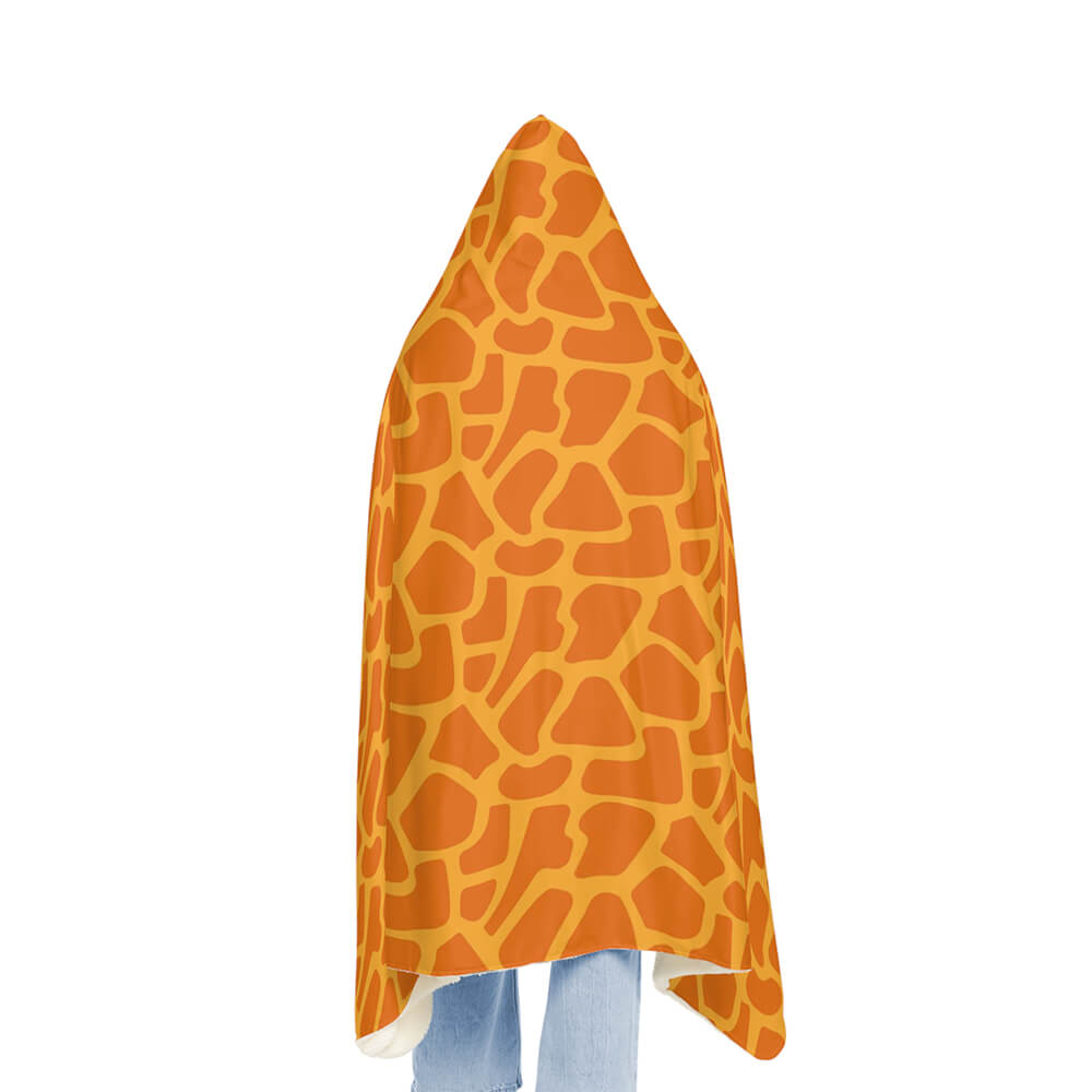 Giraffe Pattern Safari Snuggle Blanket