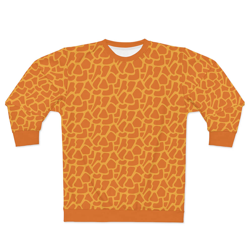 Giraffe Pattern Safari Sweatshirt