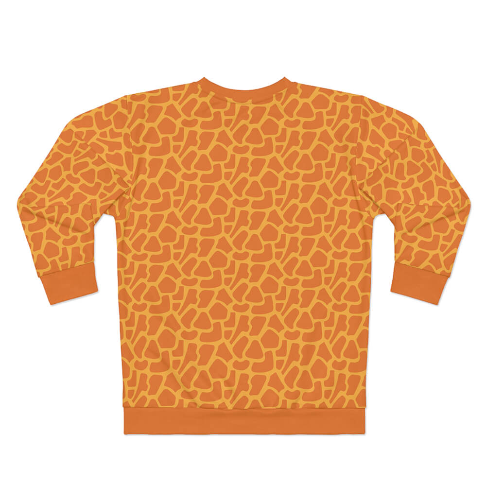 Giraffe Pattern Safari Sweatshirt