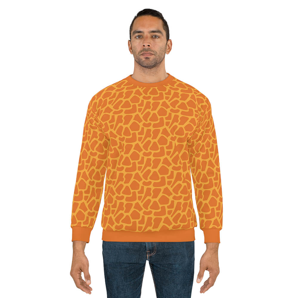 Giraffe Pattern Safari Sweatshirt