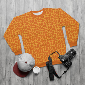 Giraffe Pattern Safari Sweatshirt