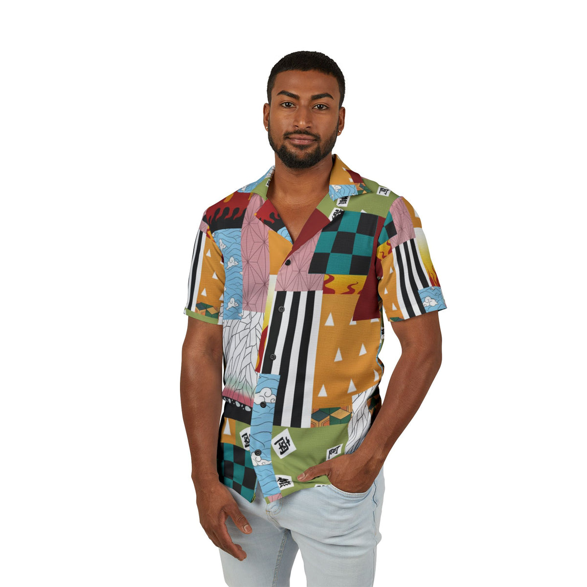 DS Slayer Patterns Hawaiian Shirt