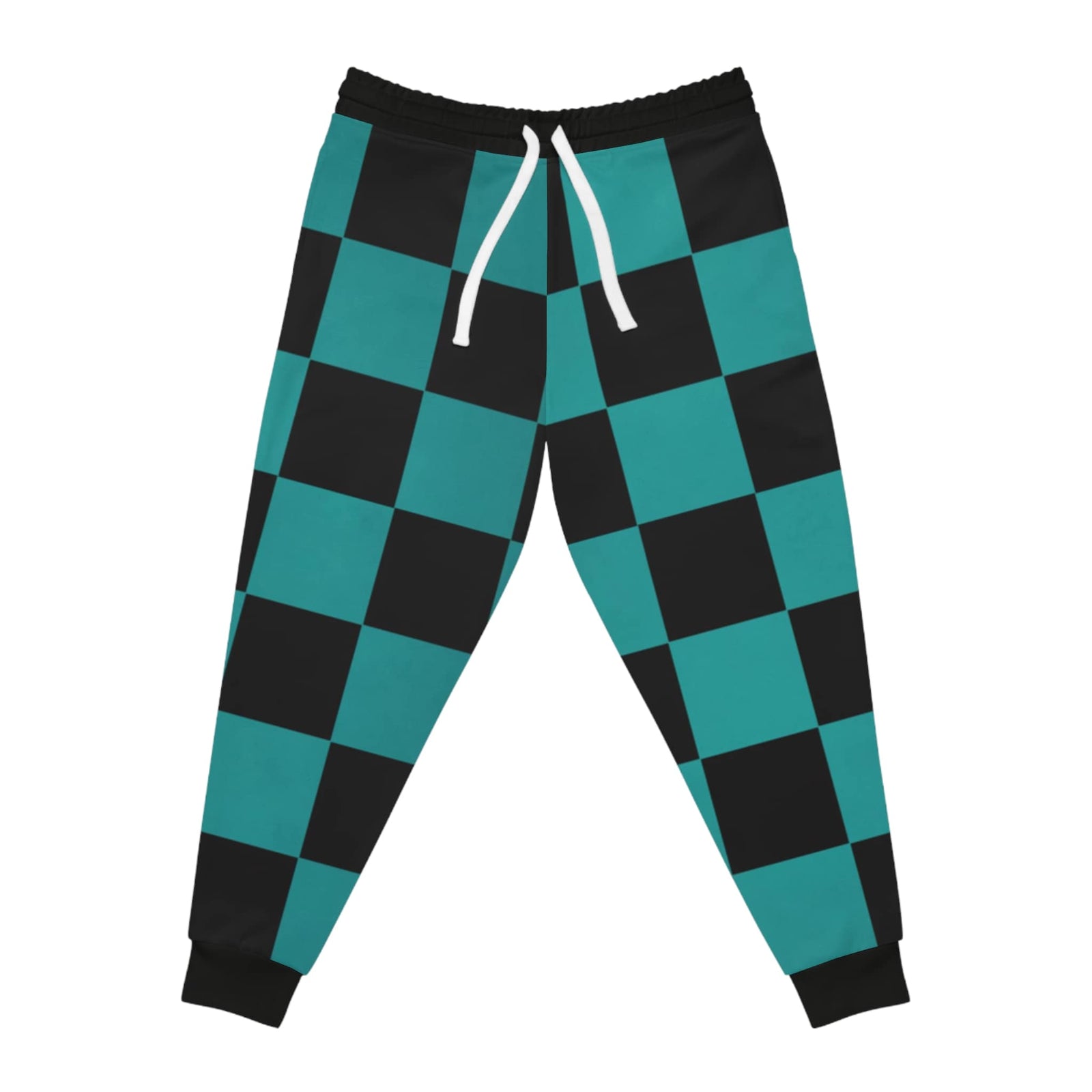 Water Breath Check Pattern Sweatpants Joggers