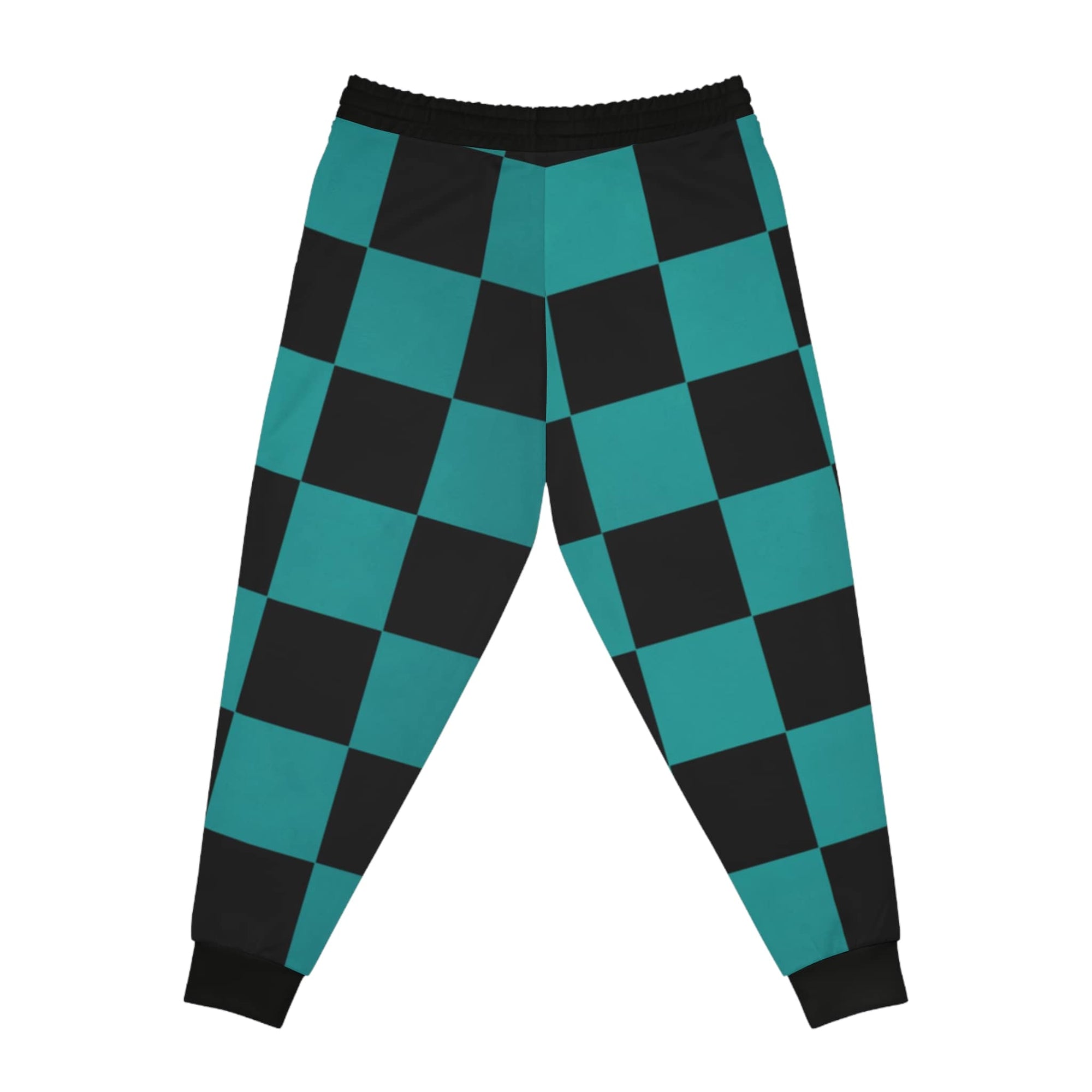 Water Breath Check Pattern Sweatpants Joggers