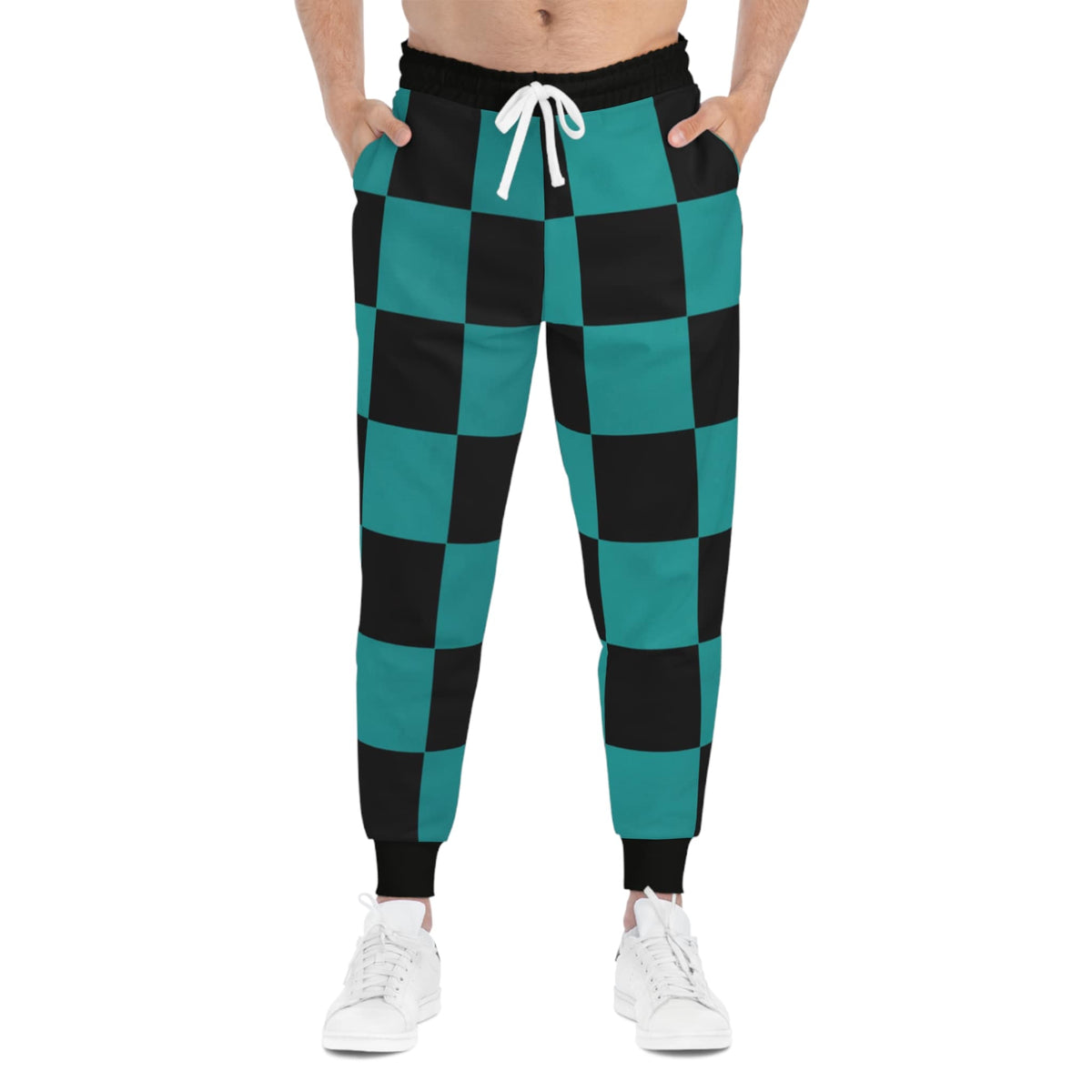 kimetsu na Classic Green Check Sweatpants Joggers