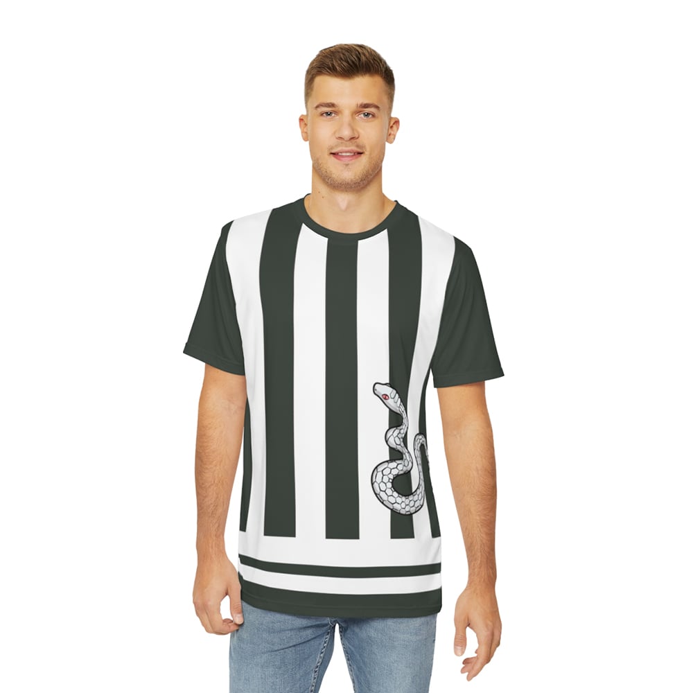 Snake Pillar Classic Stripe Slayers Pattern T-Shirt