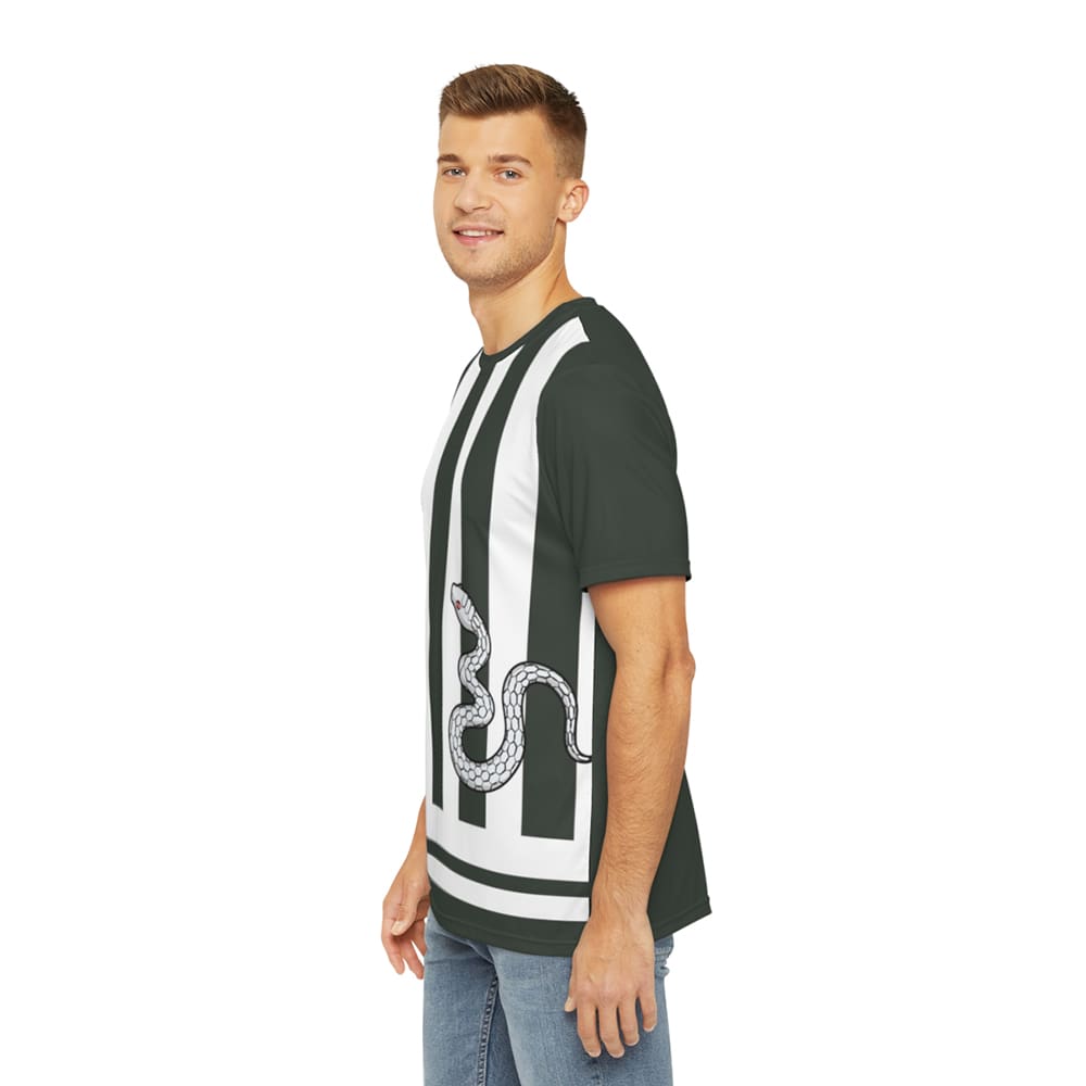 Snake Pillar Classic Stripe Slayers Pattern T-Shirt