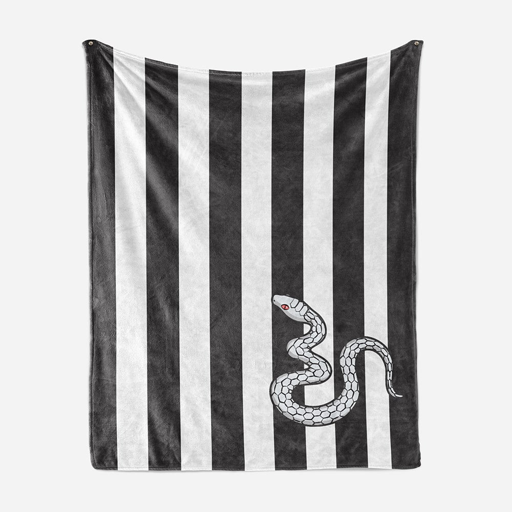 Snake Pillar Demon Slaying Corps Classic Stripe Pattern Blanket