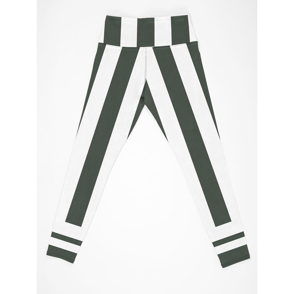 Snake Pillar Classic Stripe Pattern Leggings