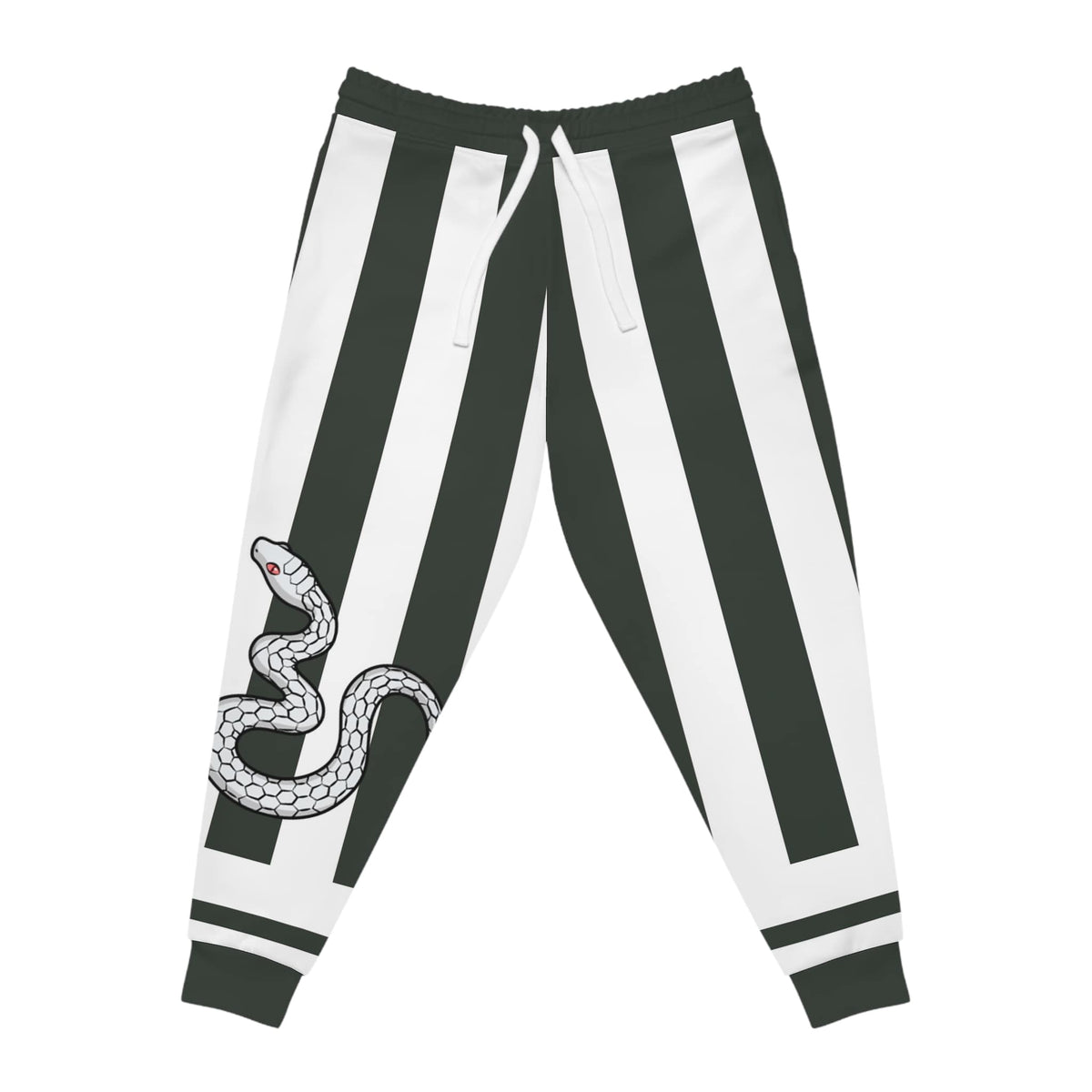 Snake Pillar Classic Stripe Pattern Sweatpants Joggers