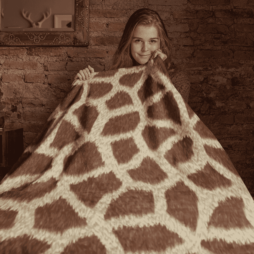 Tiger Skin Patter Blanket