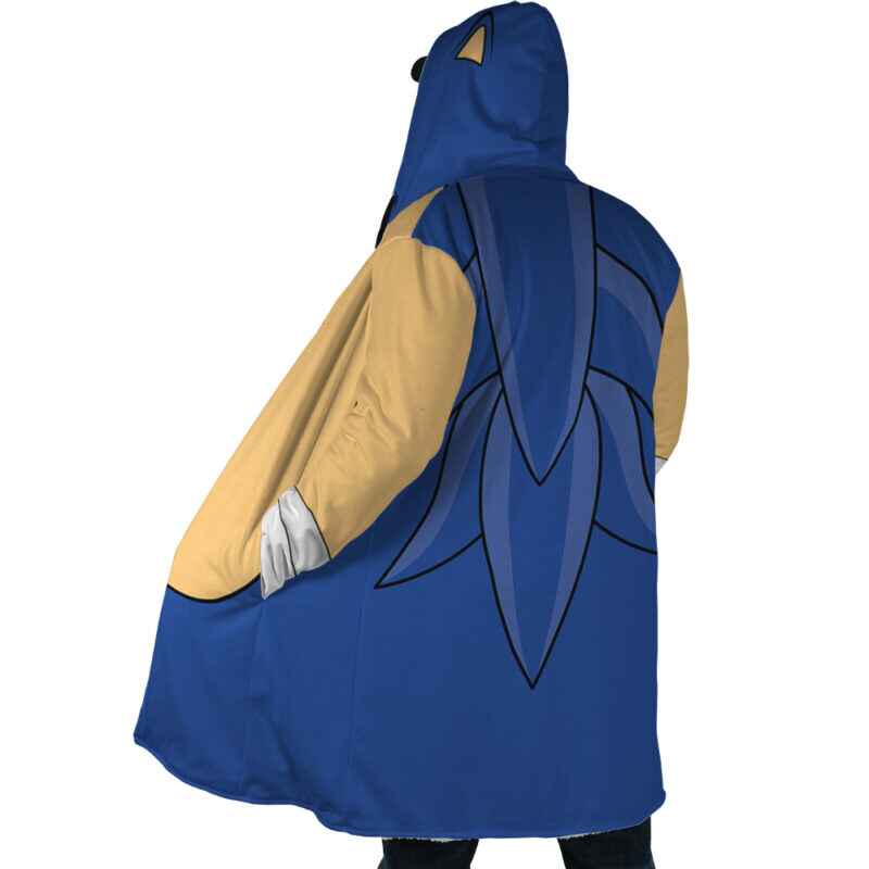 Hedgehog Blue Hooded Dream Cloak Coat