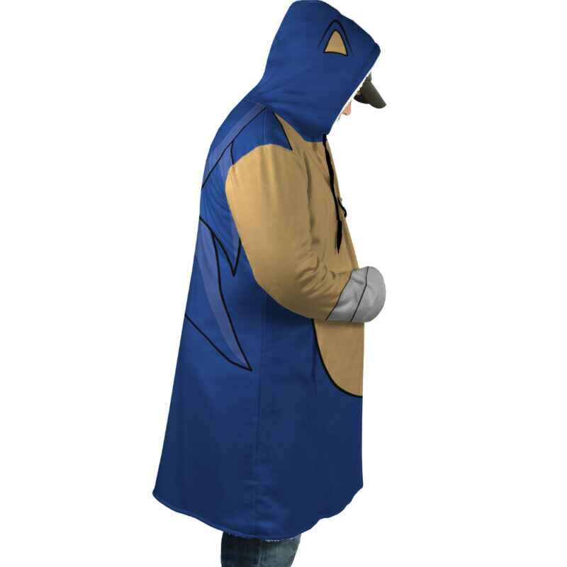 Hedgehog Blue Hooded Dream Cloak Coat