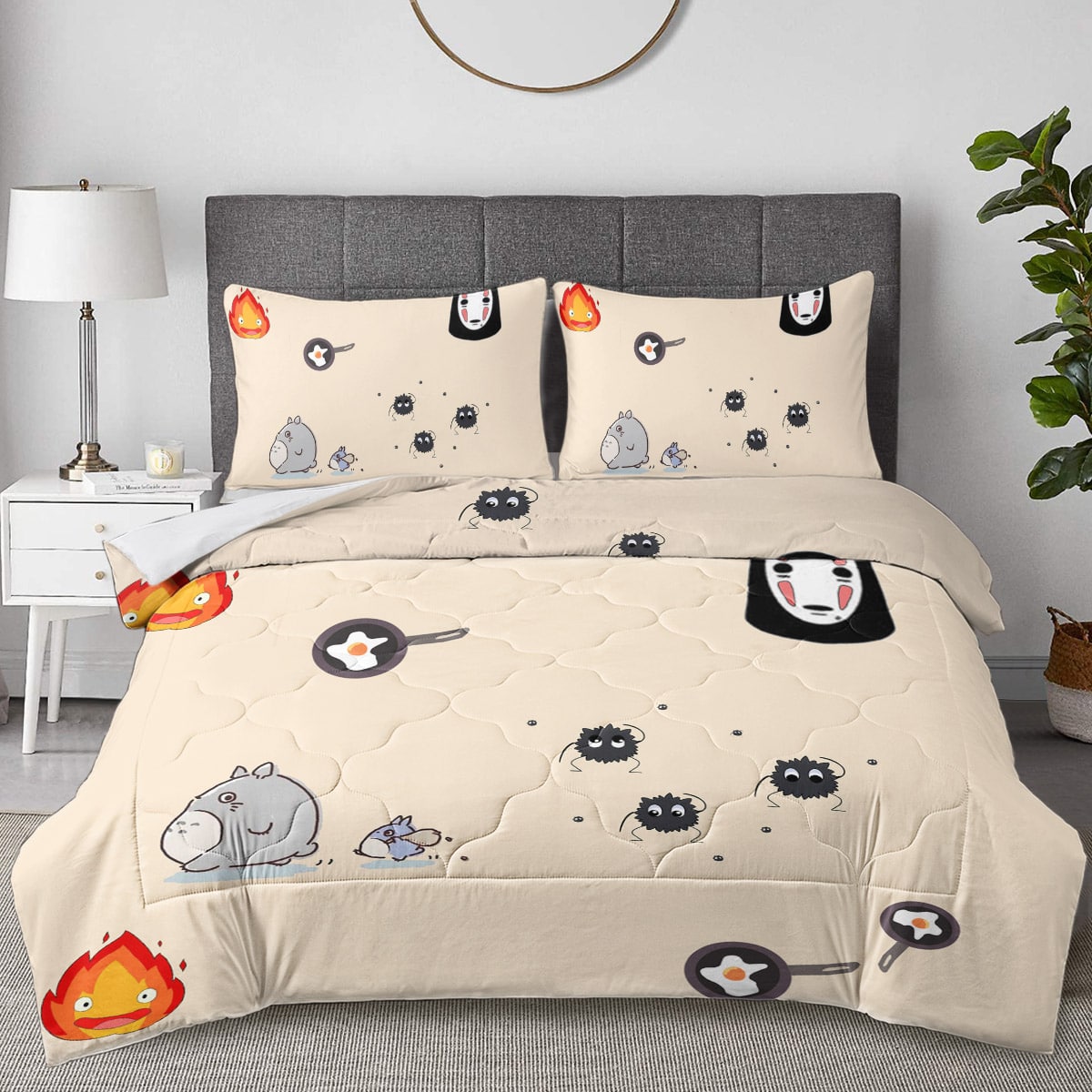 Soot Spirites Kawaii Comforter Bedding