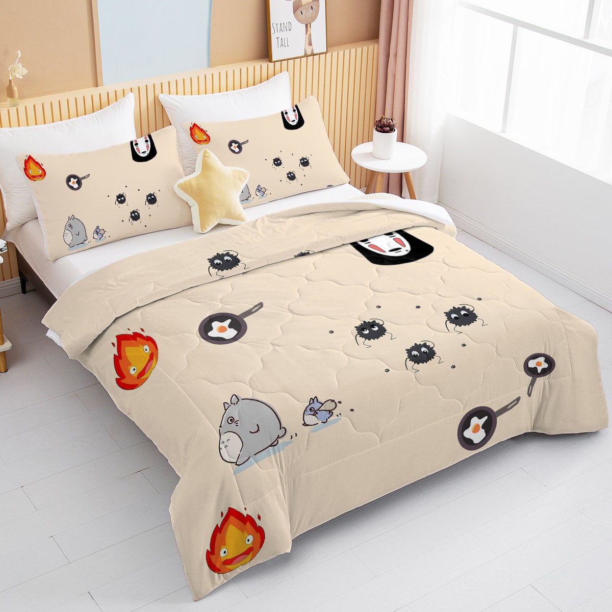 Soot Spirites Kawaii Comforter Bedding