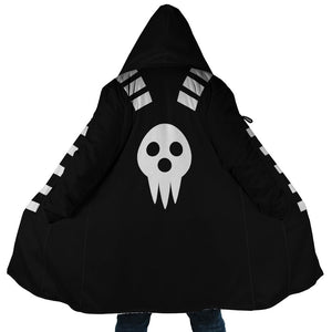 Demon Scythe Hooded Cloak Fleece Coat