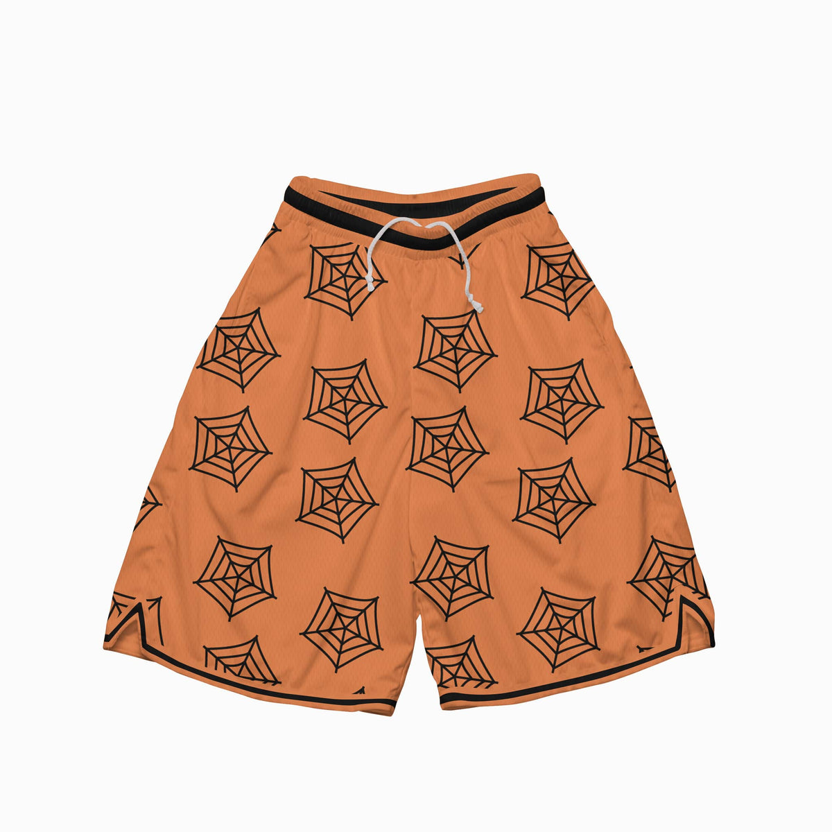 Spider Web Pattern Basketball Shorts