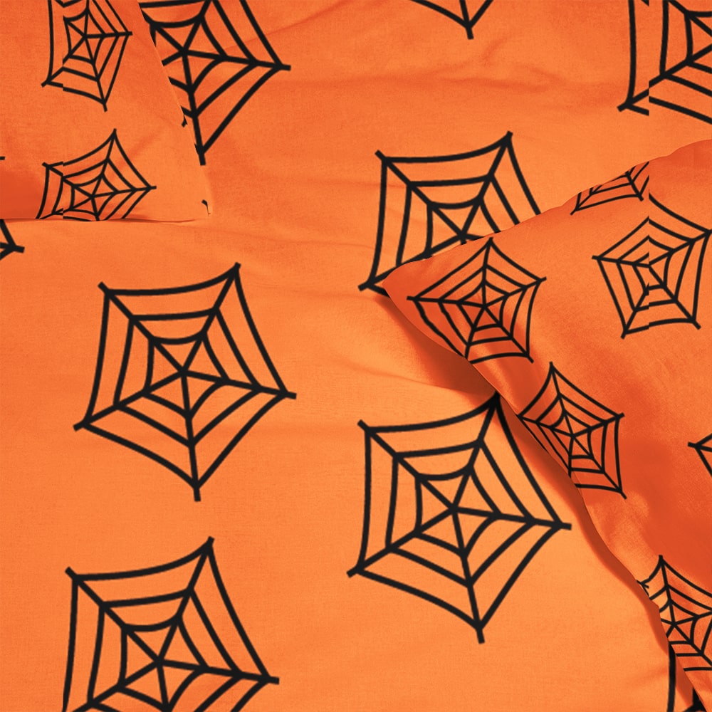 Spider Web Pattern Duvet Cover Set Bedding