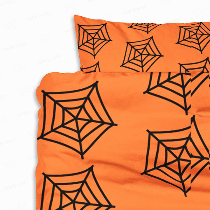 Spider Web Pattern Duvet Cover Set Bedding