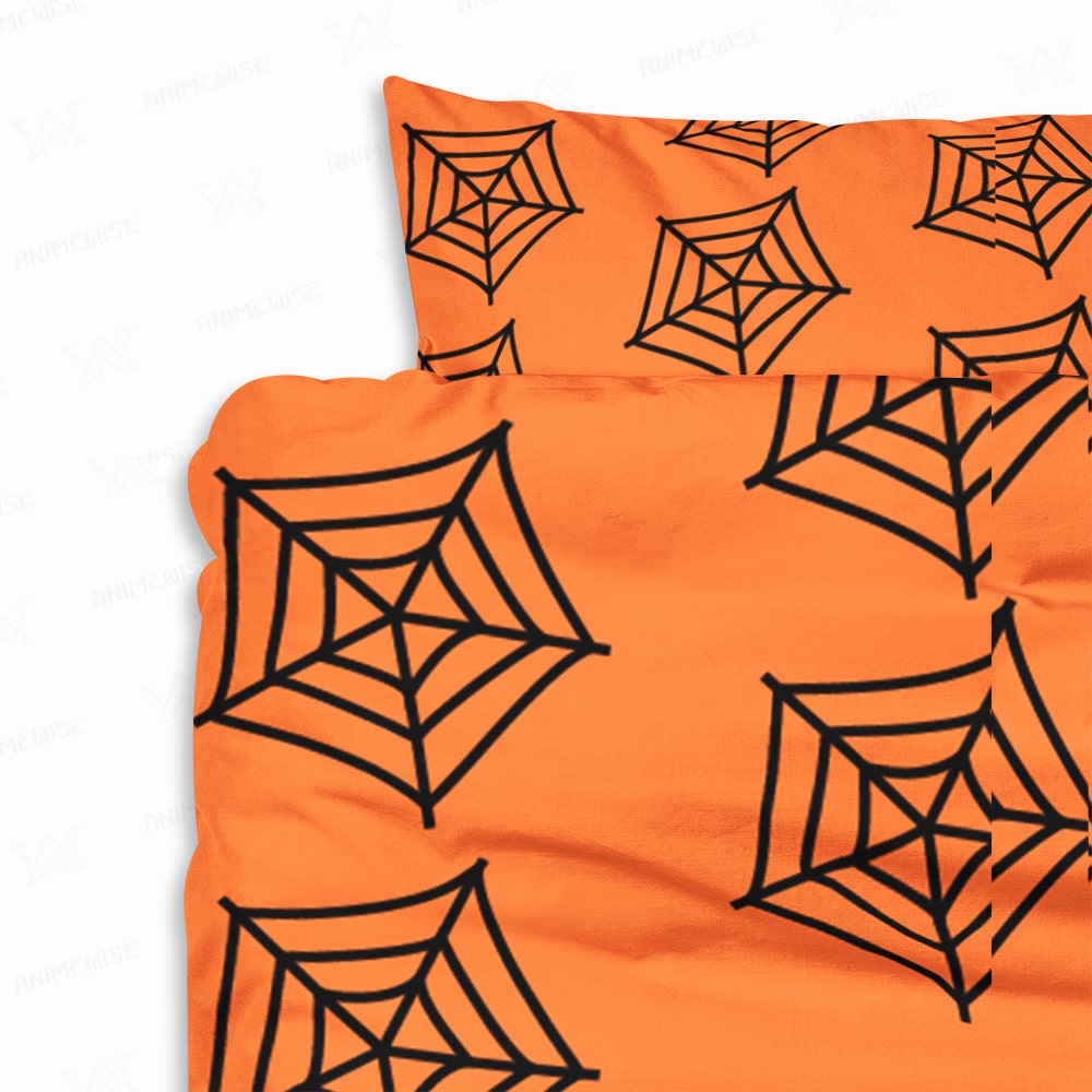 Spider Web Pattern Duvet Cover Set Bedding