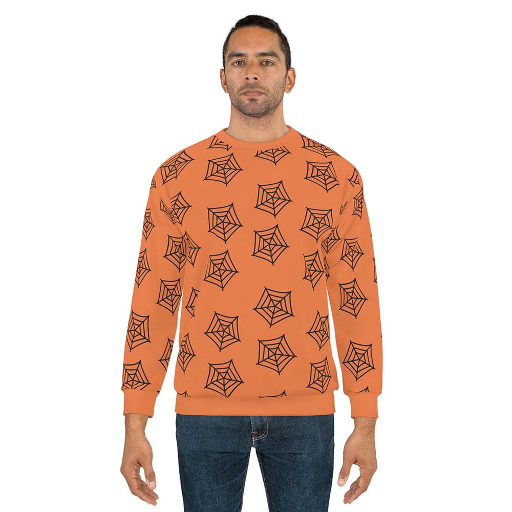 Anime Spider Web Pattern Sweatshirt