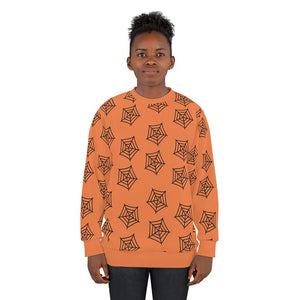 Anime Spider Web Pattern Sweatshirt