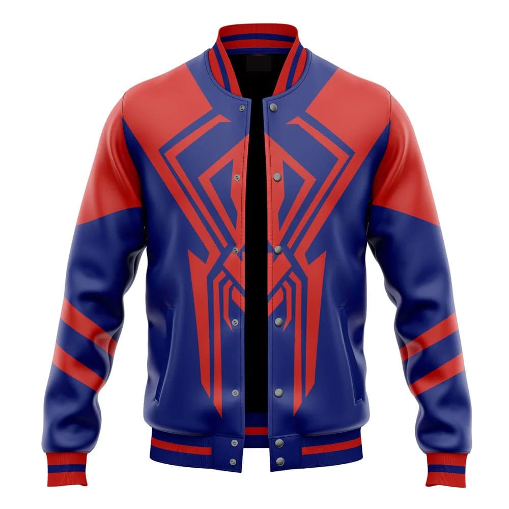 Spider-Verse Comic Baseball Varsity Jacket