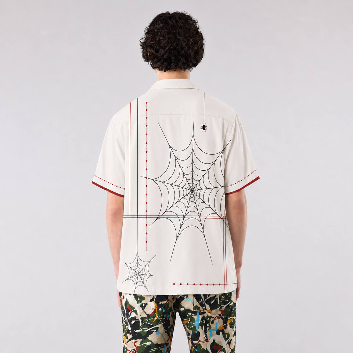 Spiderweb Button-Up Shirt