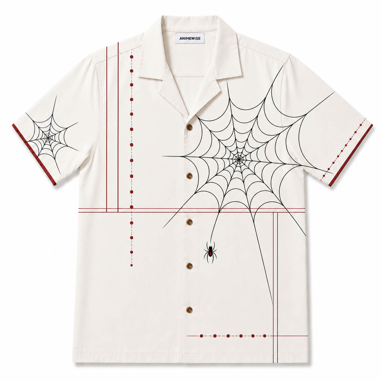 Spiderweb Button-Up Shirt