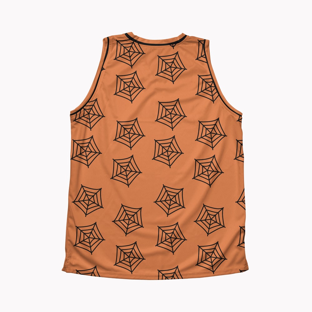 Spider Web Pattern Basketball Jersey