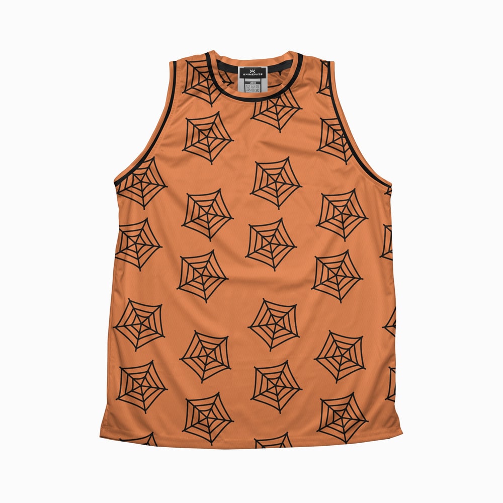 Spider Web Pattern Basketball Jersey