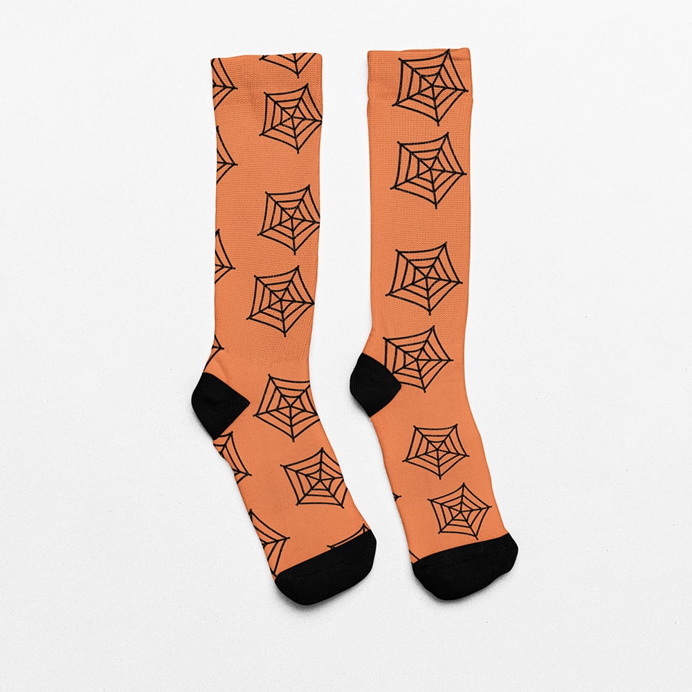Spidey Web Pattern Socks