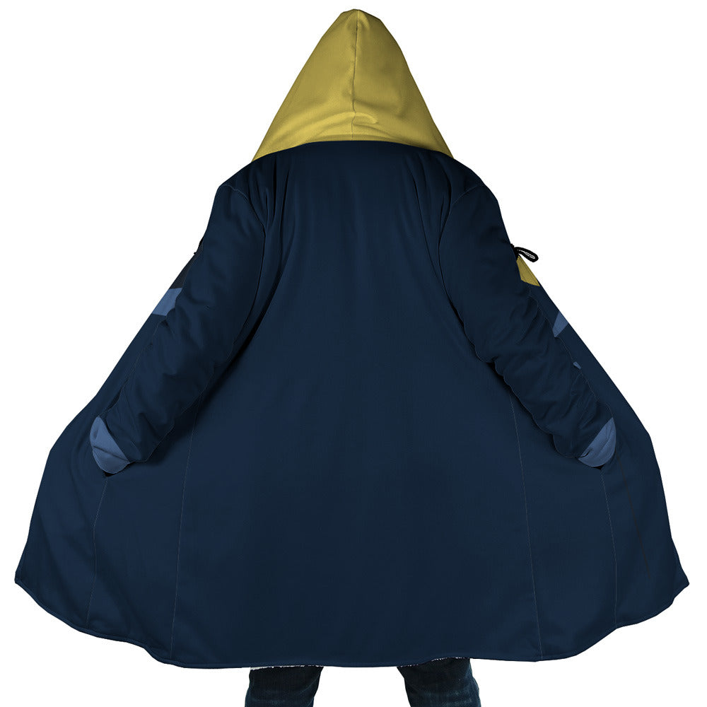 Spike Classic Hooded Cloak Coat