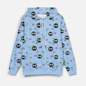 Spirited Away Soot Sprites Studio Ghibli Hoodie