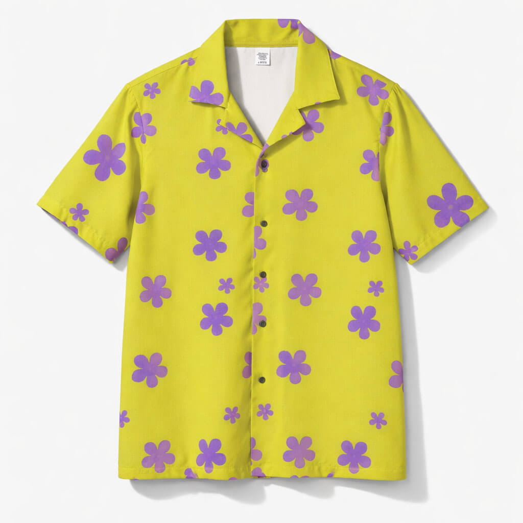spongebob Hawaiian Camp Shirt